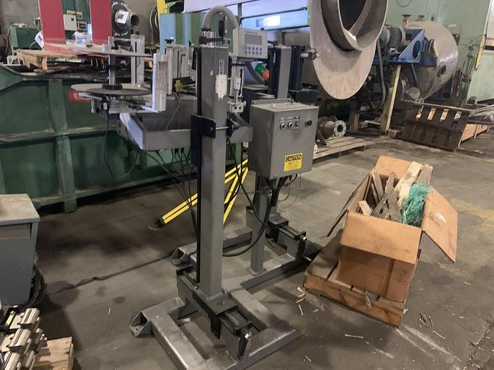 Used LABEL-AIR INC. LABEL APPLICATOR