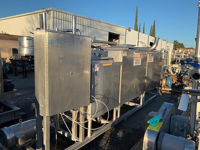 Used 3 Tank Stainless Steel CIP Skid System