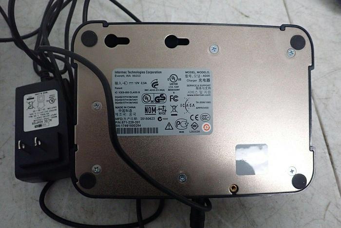 Used Intermec CK3XAA4K000W4100 CK3X Handheld Barcode Scanner w/ Battery, Cradle AD20