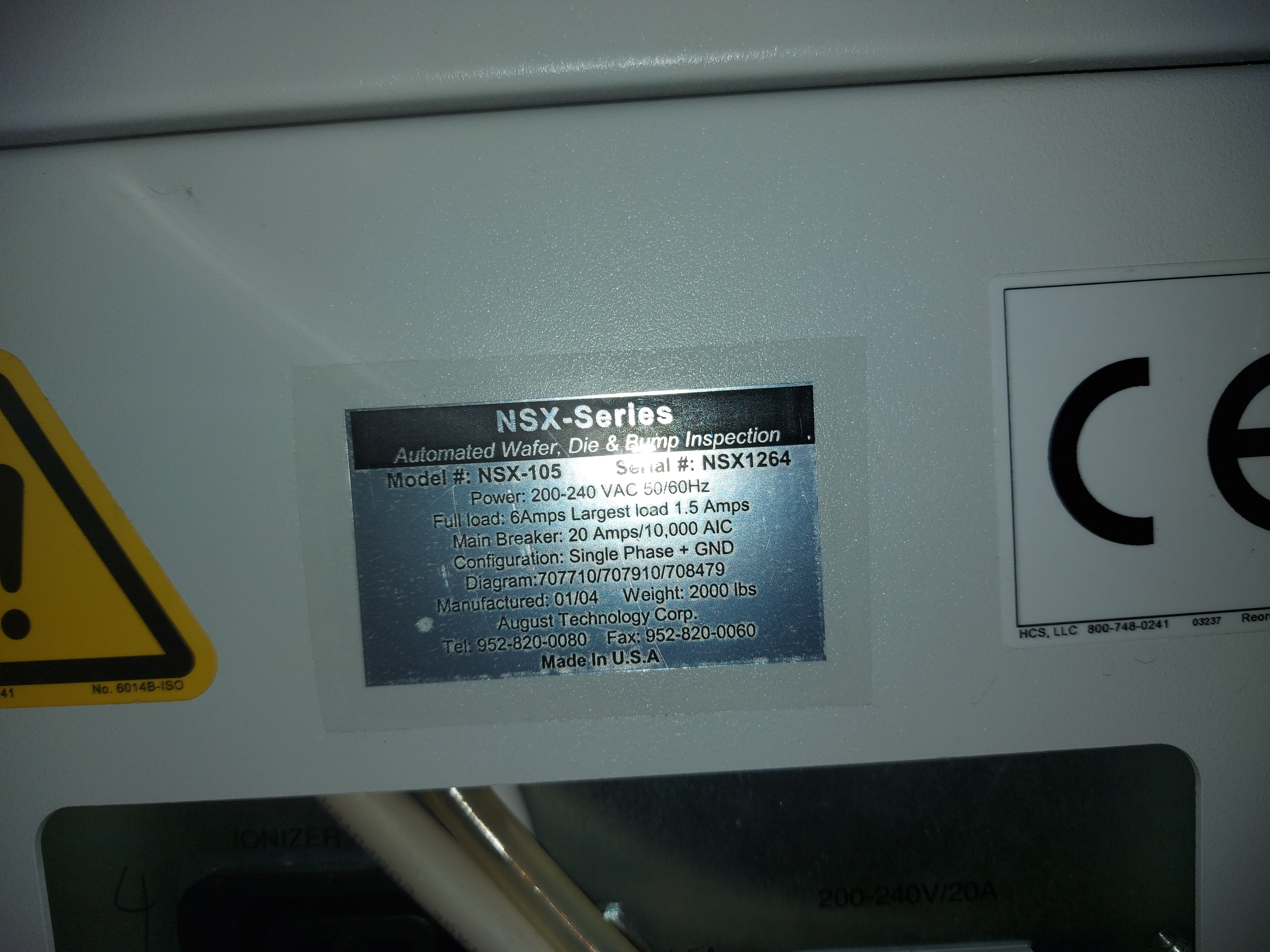 Used Rudolph NXS-105