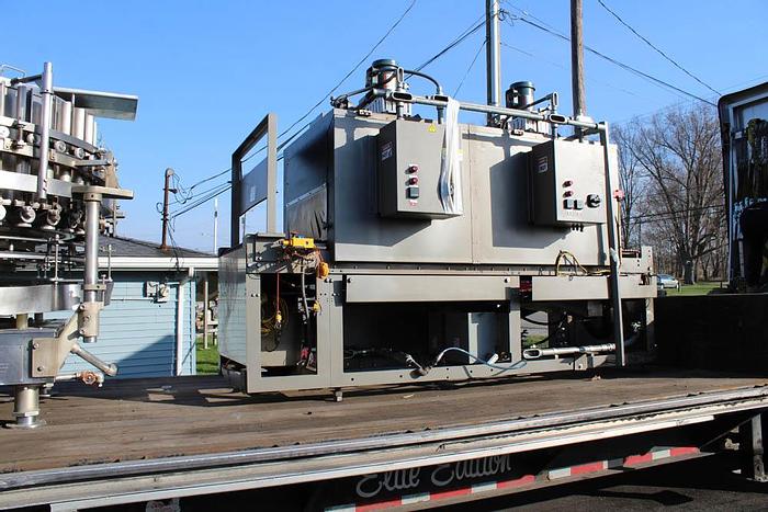 Used Douglas Tray Former Packer and Shrink Tunnel System