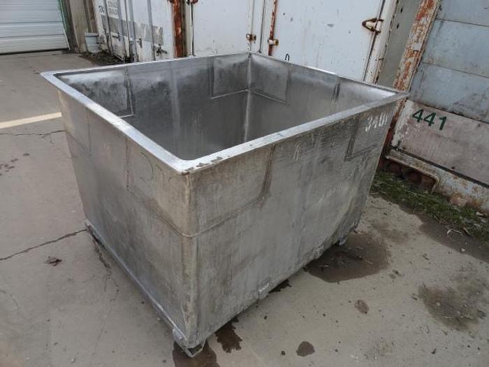 Used Stainless Steel Vats, 36"x 48"x 31