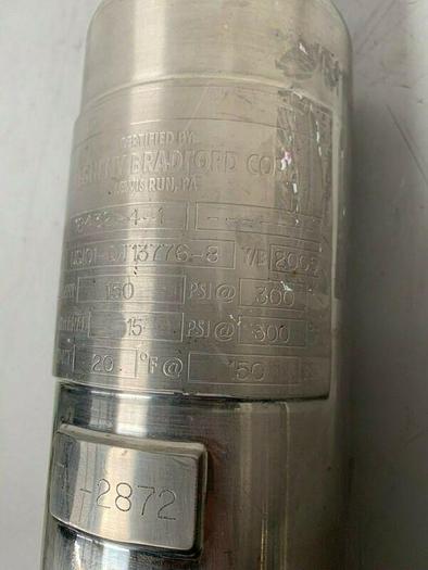 Used Allegheny Bradford US1O1-QT13776-8 Stainless Steel Filter Housing 150PSI
