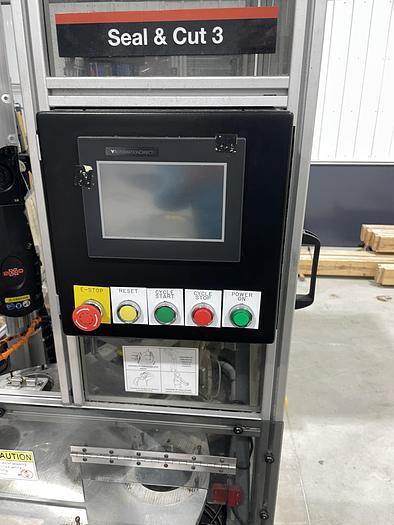 Used BRANSON S40 ROTARY 2000X ULTRASONIC WELDER SYSTEM CELL 20:4.0 4000 WATT     WITH CAMCO 6 POSITION INDEX TABLE AND PNEUMATIC PRESS