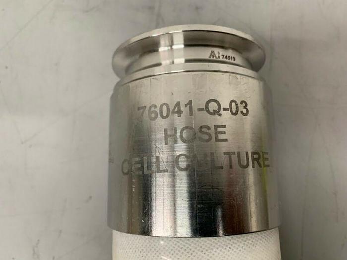 Used Process HQ AdvantaPure 7.5" Silicon Hose w/ 3" Sanitary Fittings 100/125 PSI
