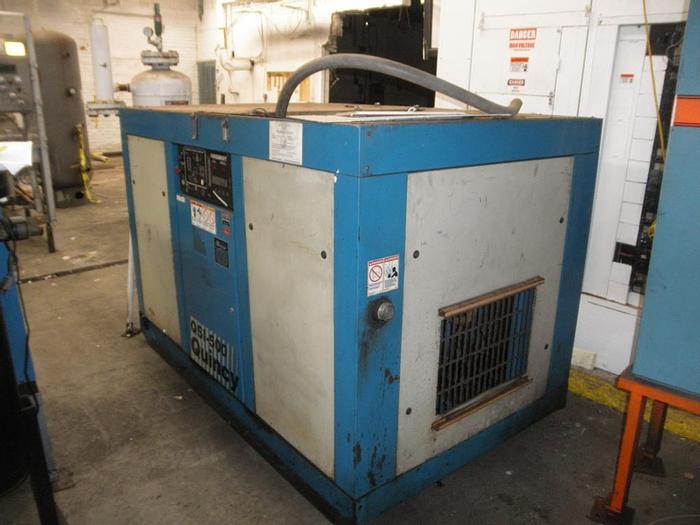 Used Compressor, Air, 100 HP, Quincy, 250 PSI, Air Dryer, #C741780