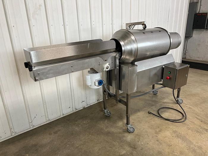 Donut Sugar Tumbler with Infeed Conveyor