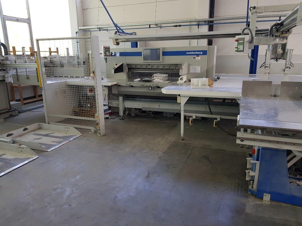 Used Highperformance cutting line Baumann Wohlenberg Perfecta 132 TS ASE LM
