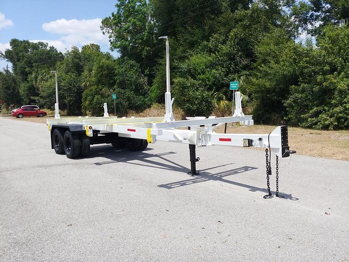 Used 2012 Brook Brothers PTB112-12KE TA EB Utility Pole Trailer - 74048