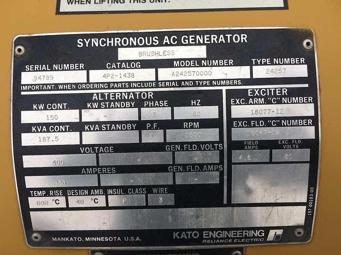 Used Caterpillar G3306 SI