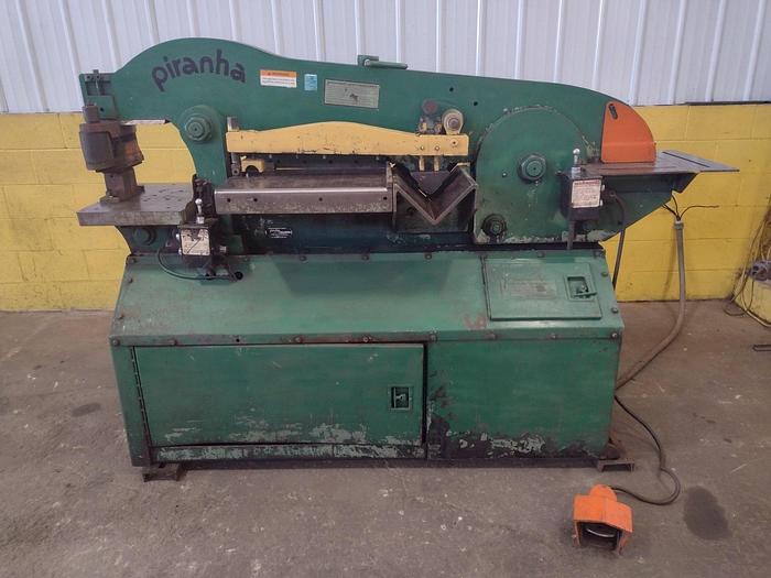 Used 90 TON PIRANHA MODEL #P90 HYDRAULIC IRONWORKER (USED)