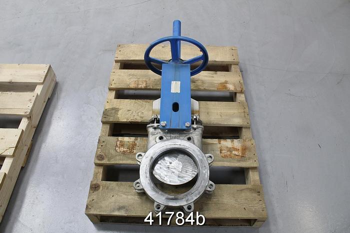 Used Orbinox ET04 8" Hand Operated Knife Gate Valve #41784