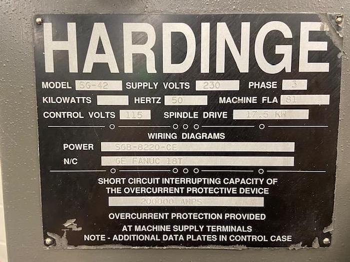 Used 1997 Hardinge Conquest T42
