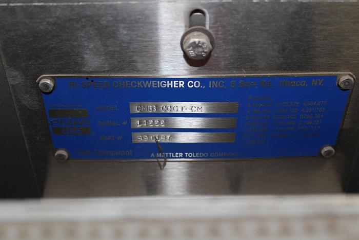 Used Mettler Toledo Checkmate 2 Hi-Speed Checkweigher Systems