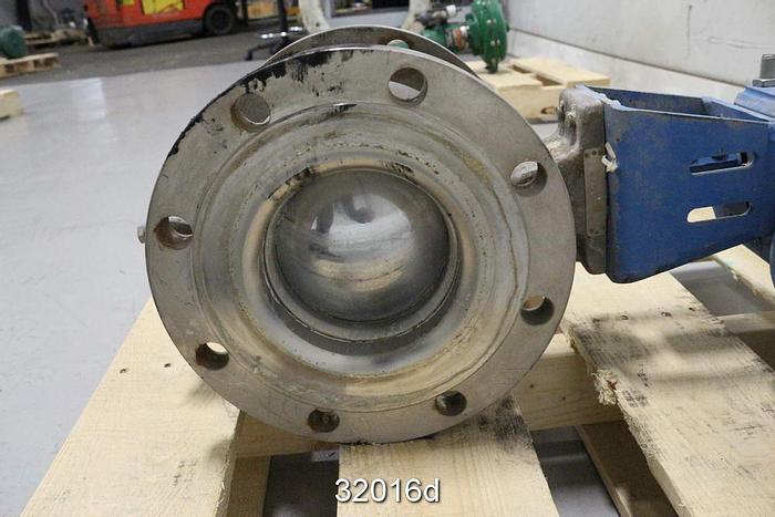 Used Neles Jamesbury QR21CB10CCJK 6" R-Series Segment Ball Valve #32016