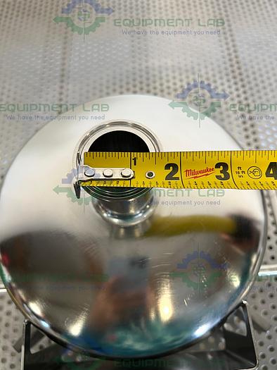 Used Pall PHQ59746 Stainless Steel Filter Housing Cap 9.5" OD w/ 1" Sanitary Fitting