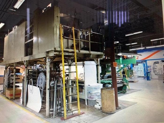 Used 47" WIDE 8 COLOR KIDDER PRESS TURRET UNWIND AND REWIND