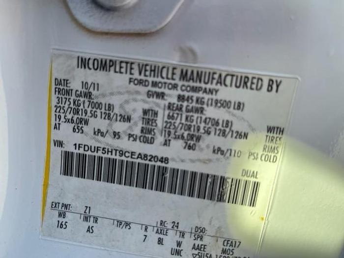 Used C82048 Altec AT45M 45ft Bucket Boom on a 2012 F550 4x4 Utility Truck