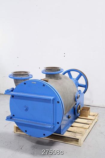 Used Fiberprep CH5 Ch5 Pressure Screen, 0.055" Hole Basket, Foil Rotor, 60 Psi Rated Body #27508