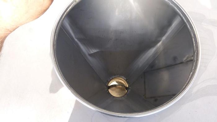 Used Bin, 25 CF, S/st, Tote, 190 Gallon, FLO-BIN, C/B (3) #S743594