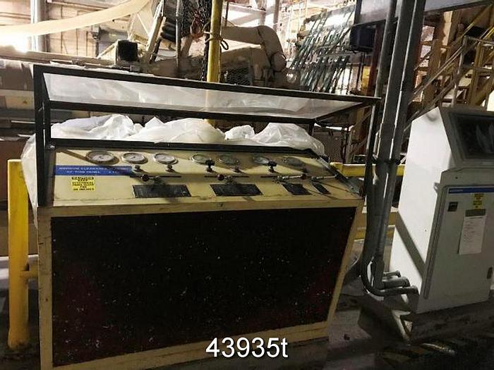 Used Andritz Wet Lap Line. 80" Belt Press with Steel Frame #43935