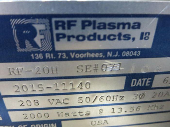 Used RF Plasma Products RF Generator With Power Supply