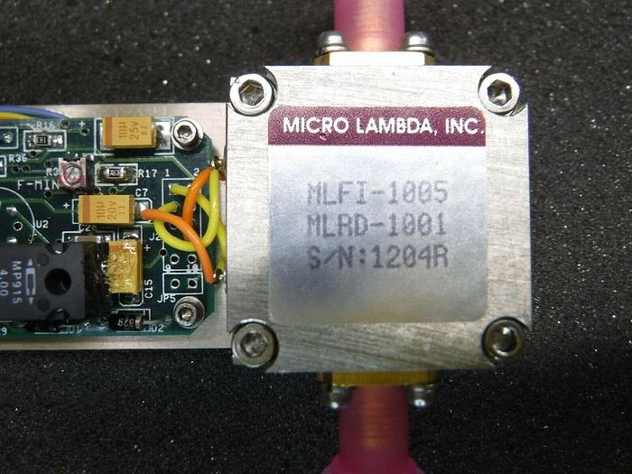 Micro Lambda MLFI-1005, MLRD-1001 YIG Tunable Bandpass Filter/ Oscillator X-Band