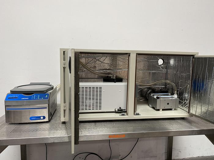 Used Labconco 7810016 CentriVap Concentrator w/ CentriVap 7811020 Cold Trap -50C