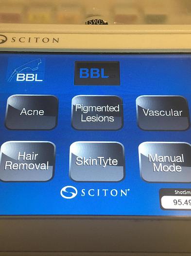 Used Sciton Profile BBLs w/ Skin Tyte II Module all Filters