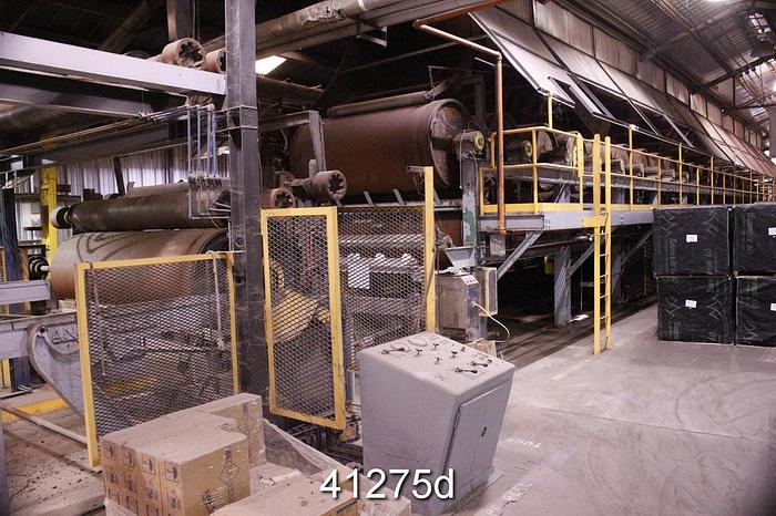 Used Horizontal Track Reel, 106" Drum Face, 108" with Rope Ring, 36" Diameter #41275