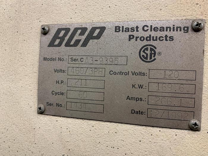 Excellent 1992 Wheelabrator A3-9395 #MR2005