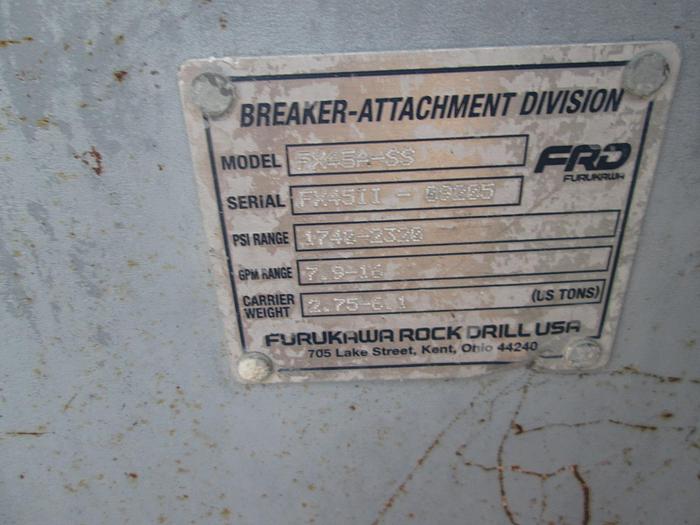 Used FRD Skid Steer Hydraulic Breaker Attachment
