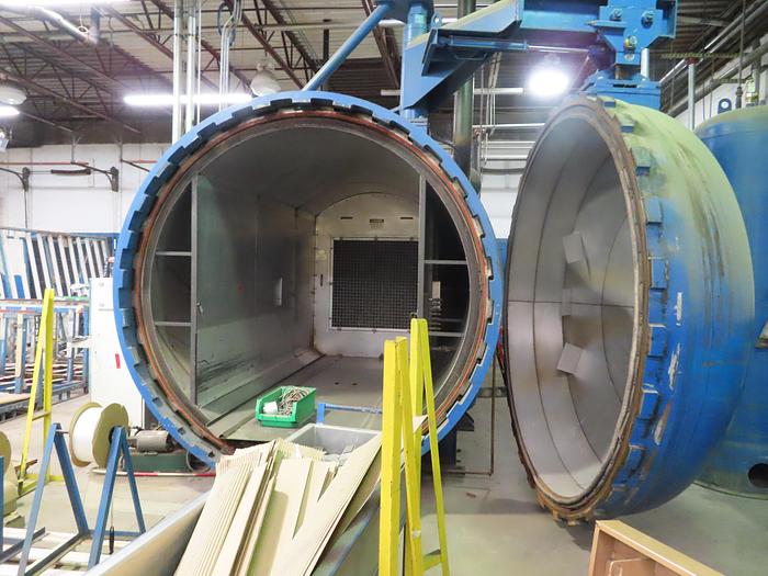 Used 2003 Armetch Laminated Glass Production Line, with Melco Auto Clave