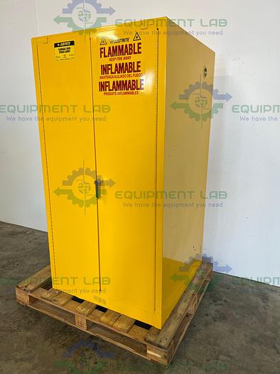 Used Justrite 25602 60 Gallon Flammable Cabinet w/ Soft Close Doors