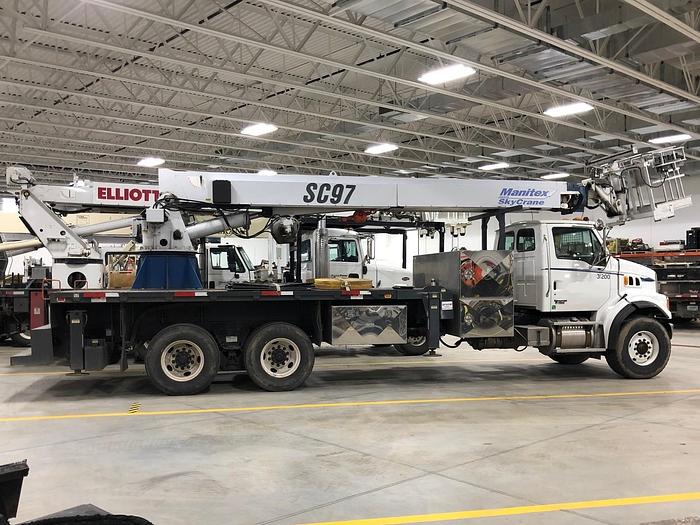 Used 2008 Sterling L7500 6x4 Manitex SC97 Sign Crane - M45396