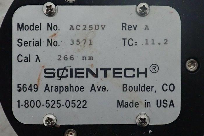Used Scientech Model AC25UV Astral Volume Calorimeter