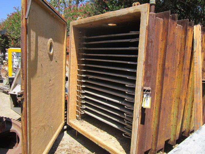 Used Dryer, Tray, Vacuum, 450 SF, 15 Trays, C/st, JP Devine, #C737423