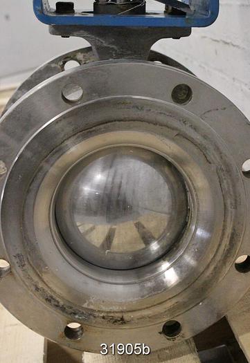 Used Neles Jamesbury R21CB08CCJK 8" V-Ball Control Valve #31905