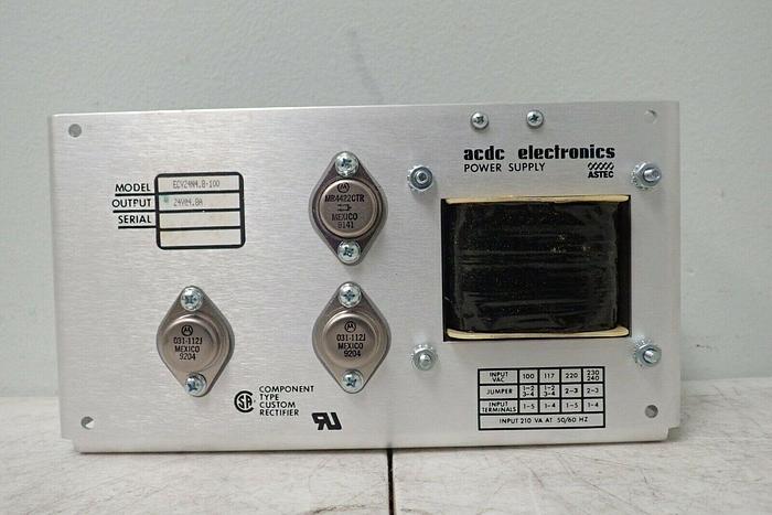 Used ACDC Electronics ECV 24N4.8 Power Supply