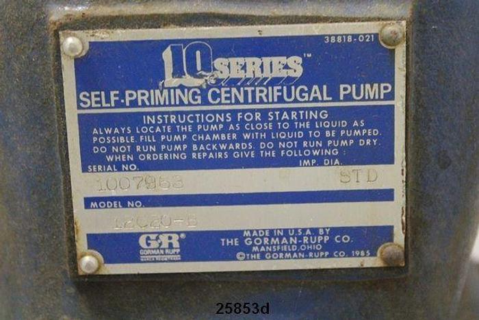 Used Gorman Rupp 12C20-B Trash Pump, 2" Inlet, 2" Outlet #25853