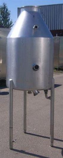Used 900 Litre Stainless Steel Deaeration Tank