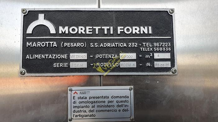 Used Muffled Gas turbo Kiln Moretti mod. FDTM4