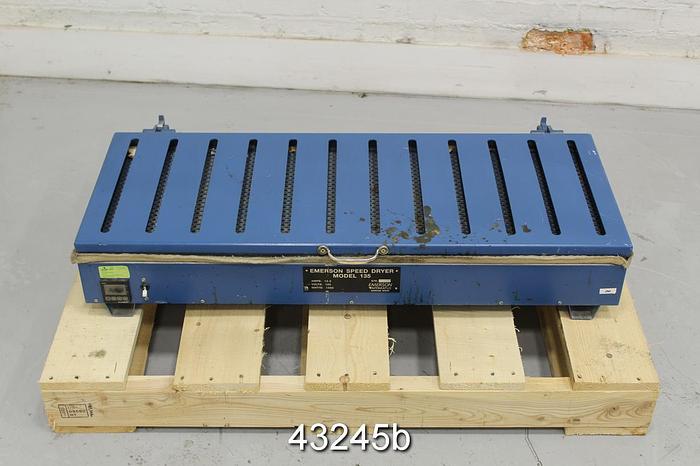 Used Emerson Model 135 Speed Dryer, 36"x14" Drying Area #43245