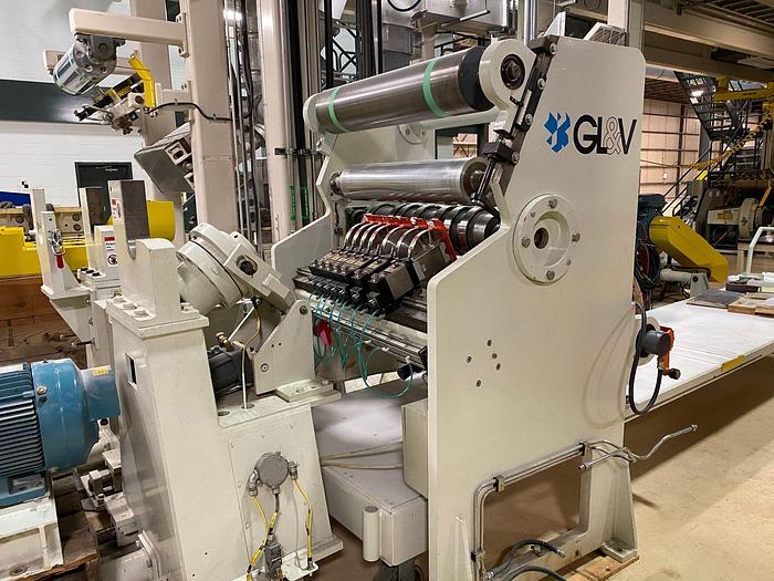Used 36" GL&V SLITTER W/ CLASS III TIDLAND SHEAR SLITTERS MFG 2001