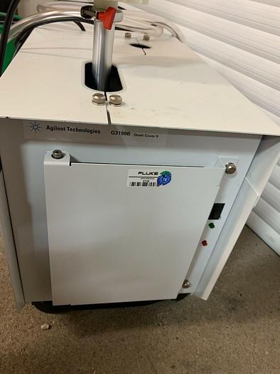 Used Agilent Quiet Cover II G3199B with Edwards E1M18 + accessories