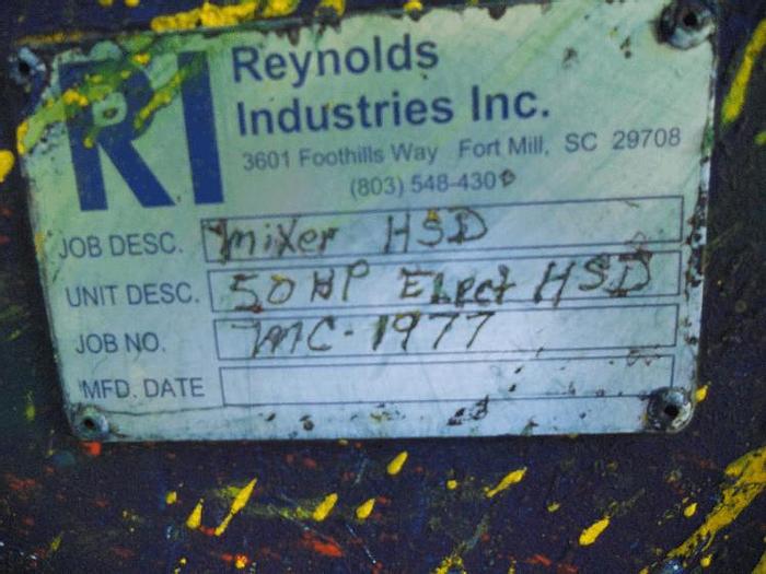 Used 50 HP REYNOLDS DISPERSER – #7638
