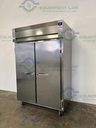 Used McCall  1-1045C Double Door Stainless Steel Refrigerator 49 Cu, Ft., 115V