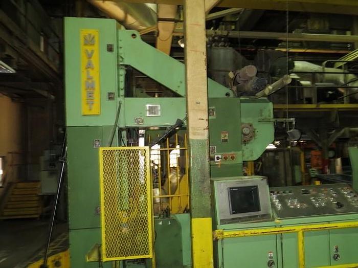 Used 108" (2.74M) VALMET TWO DRUM SLITTER REWINDER 6000FPM