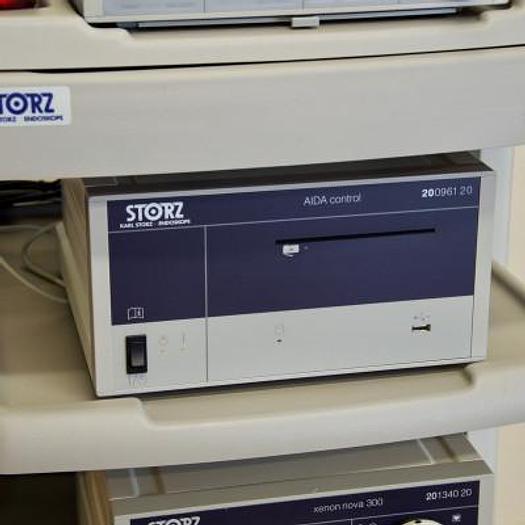 D'occasion COLONNE DE COELIOCHIRURGIE KARL STORZ AVEC DOUBLE ECRAN