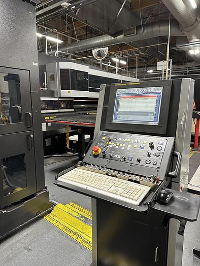 Used 2013  Amada  Acies 2515T Punch/CO2 LASER WITH TOOL LOADER, TOOLING, SPINDLE